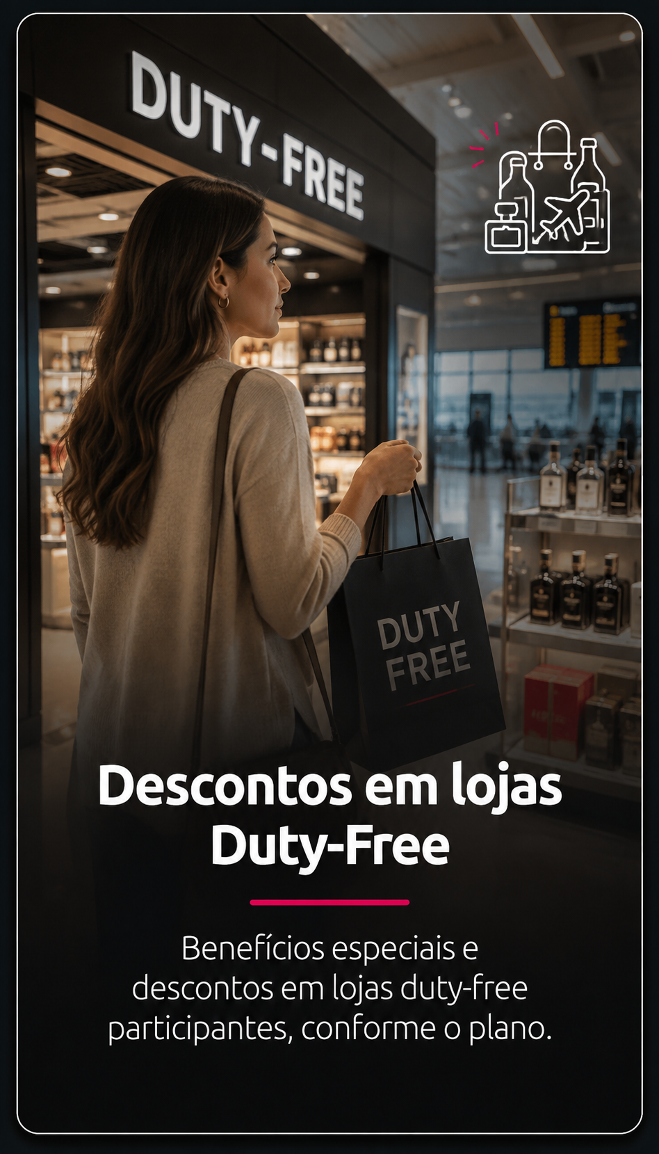 Economize também no aeroporto